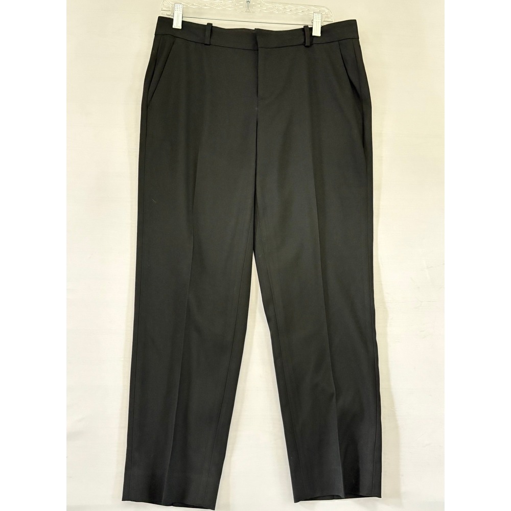 Banana Republic Avery Black Straight Leg Dress Pants Womens Size 6 794221-00